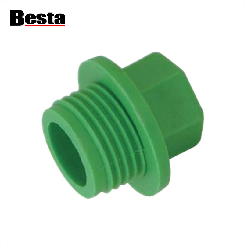 PPR Plastic Fitting Thread Plug - zavedenie závitových zátok